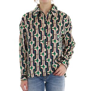 CAMICIA TASLA ORIGAMI VERDE